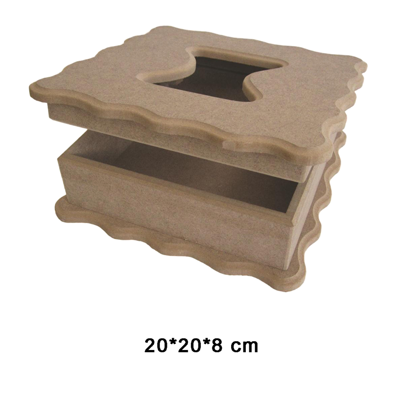 MDF OBJE- ÜSTÜ AÇIK PEÇETE KUTU