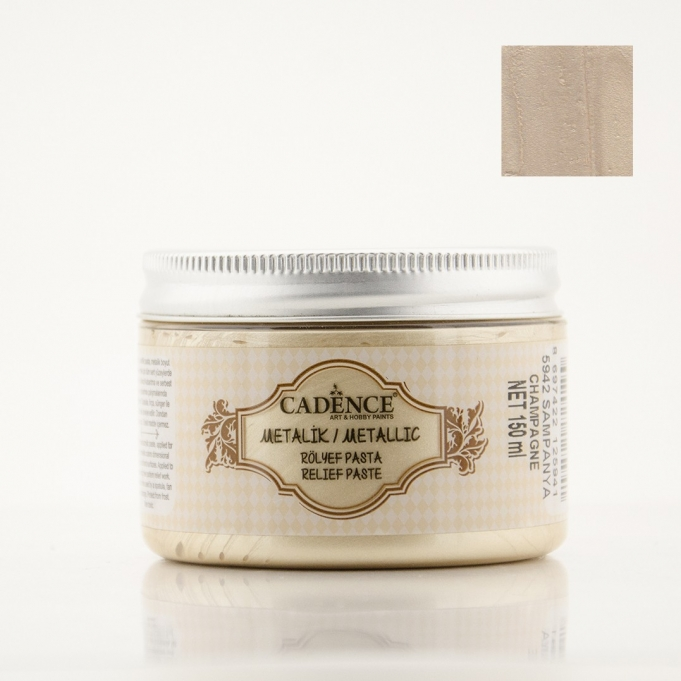 METALİK RÖLYEF PASTA 5942 ŞAMPANYA 150ML