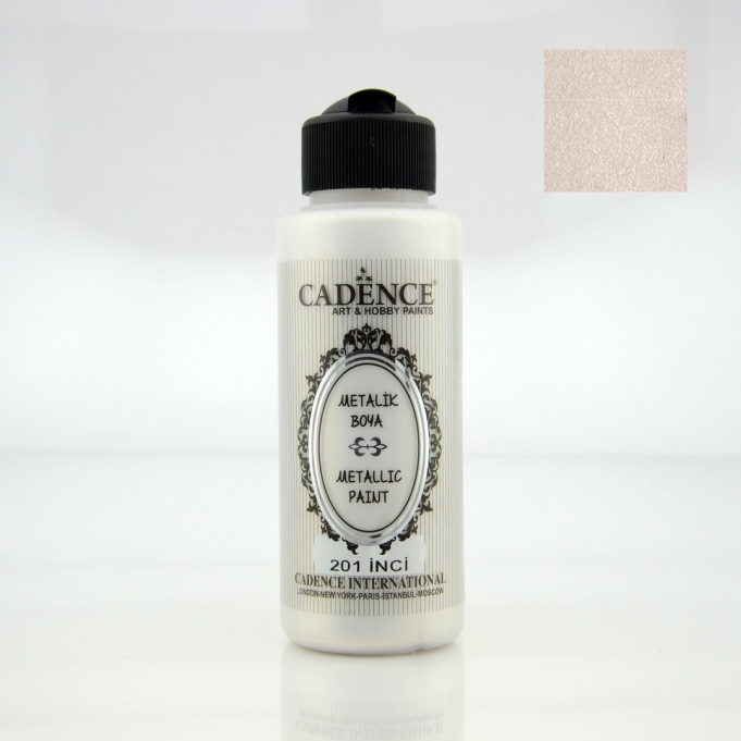 METALİK SEDEFLİ BOYA 201 İNCİ 120ML