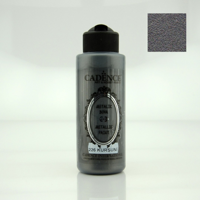 METALİK SEDEFLİ BOYA 226 GÖK GRİ 120ML