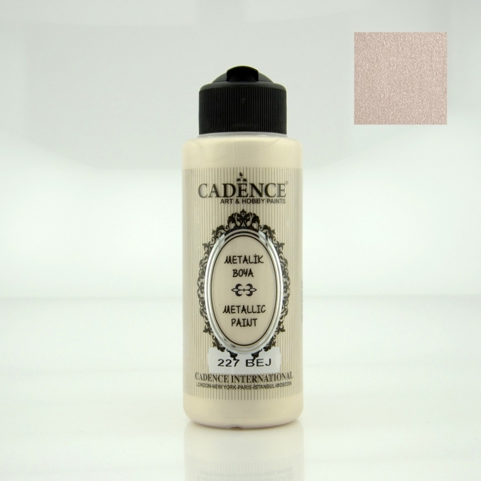 METALİK SEDEFLİ BOYA 227 BEJ 120ML