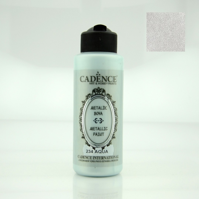 METALİK SEDEFLİ BOYA 234 AQUA 120ML