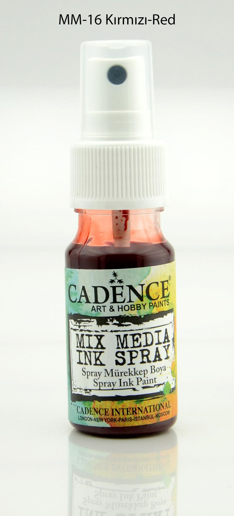 MIX MEDIA INK SPREY MÜREKKEP MM-16 KIRMIZI 25ML