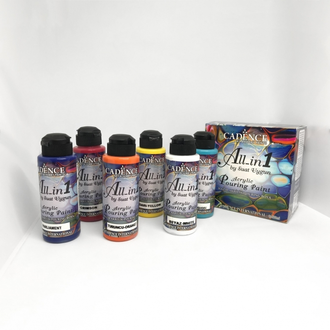 POURING EFFECT MEDIUM 6'LI SET ( ALL IN 1 )