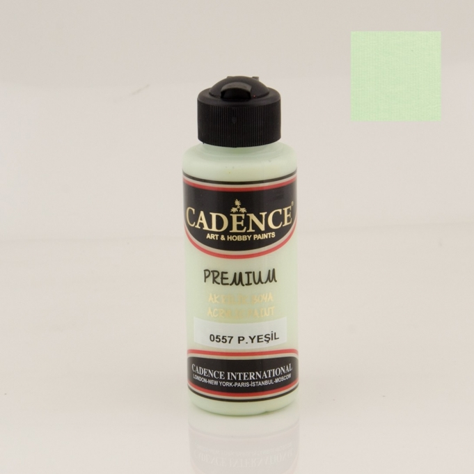 PREMIUM AKRİLİK BOYA 0557 PASTEL YEŞİLİ 120ML