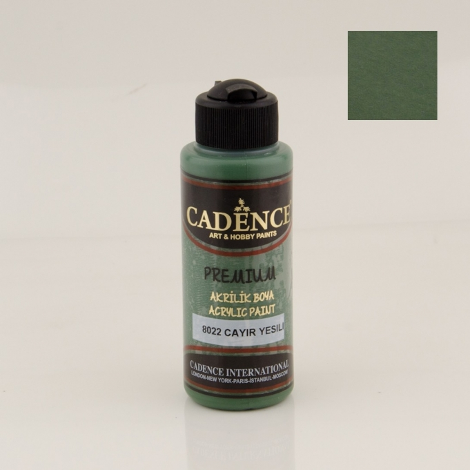 PREMIUM AKRİLİK BOYA 8022 ÇAYIR YEŞİLİ 120ML