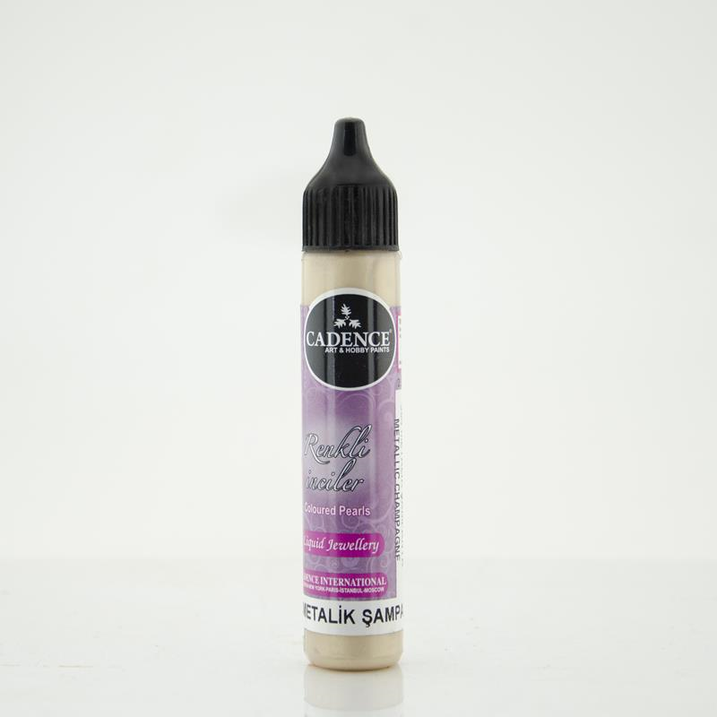 RENKLİ İNCİLER METALİK 584 ŞAMPANYA 25ML