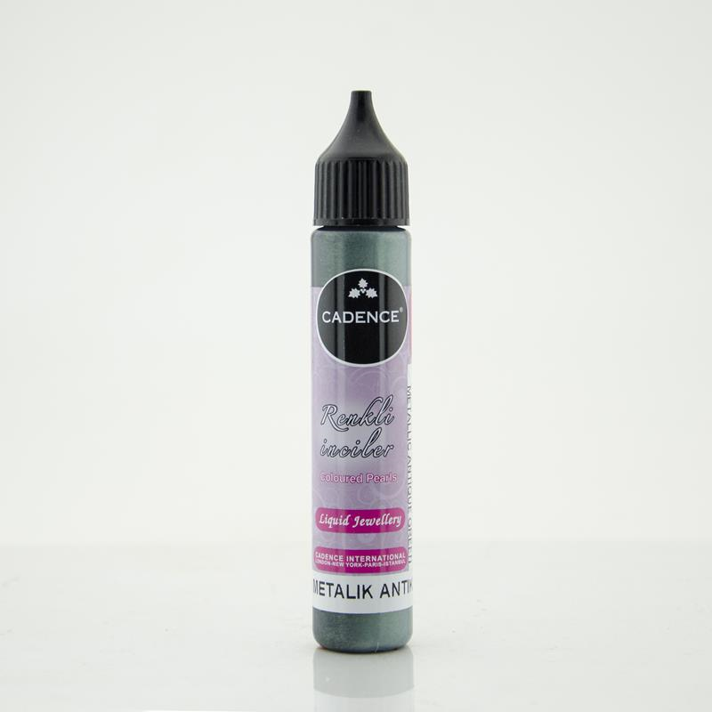 RENKLİ İNCİLER METALİK 589 ANTİK YEŞİL 25ML