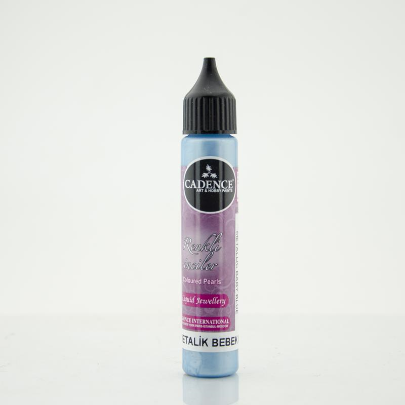 RENKLİ İNCİLER METALİK 591 BEBEK MAVİ 25ML