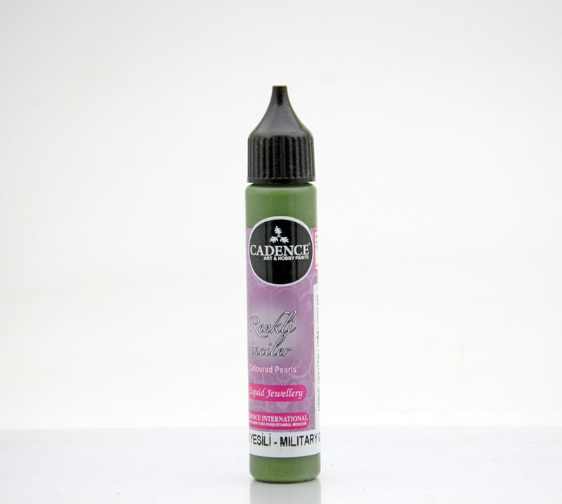 RENKLİ İNCİLER OPAK 554 HAKİ YEŞİLİ 25ML