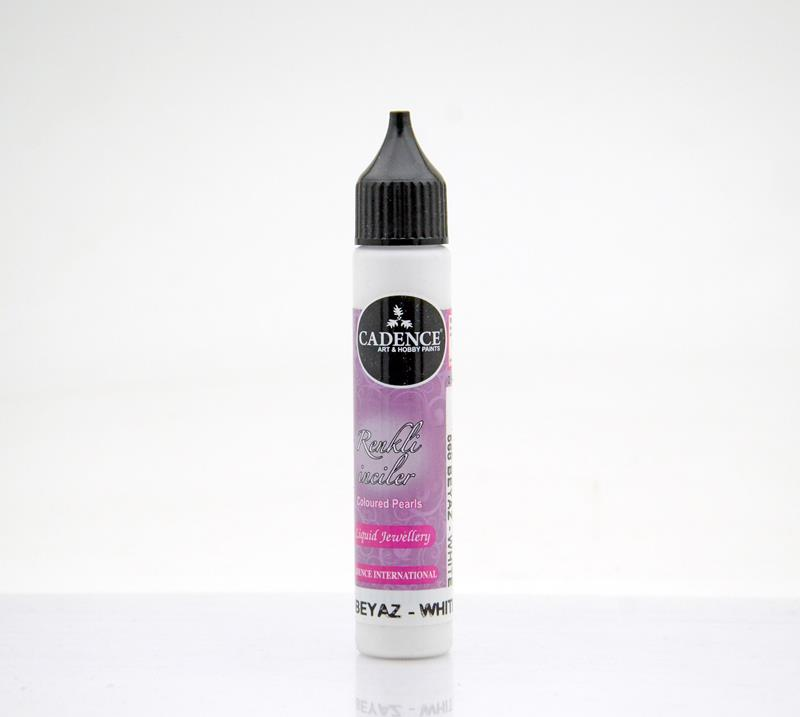 RENKLİ İNCİLER OPAK 568 BEYAZ 25ML