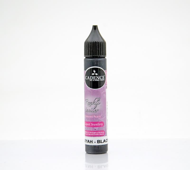 RENKLİ İNCİLER OPAK 572 SİYAH 25ML