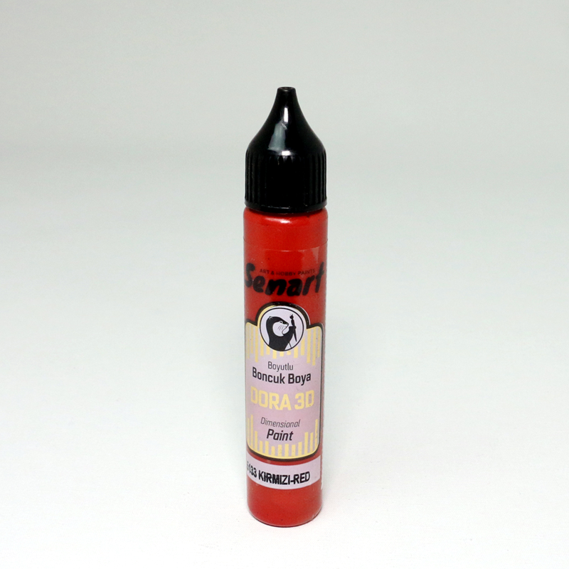 SENART 3D DORA BONCUK BOYA 5133 KIRMIZI 25ML