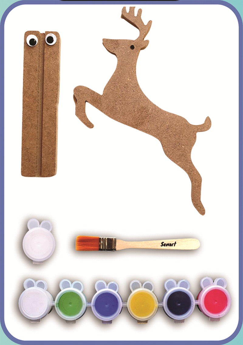 SENART AHŞAP BOYAMA SETİ AB - 004 GEYİK