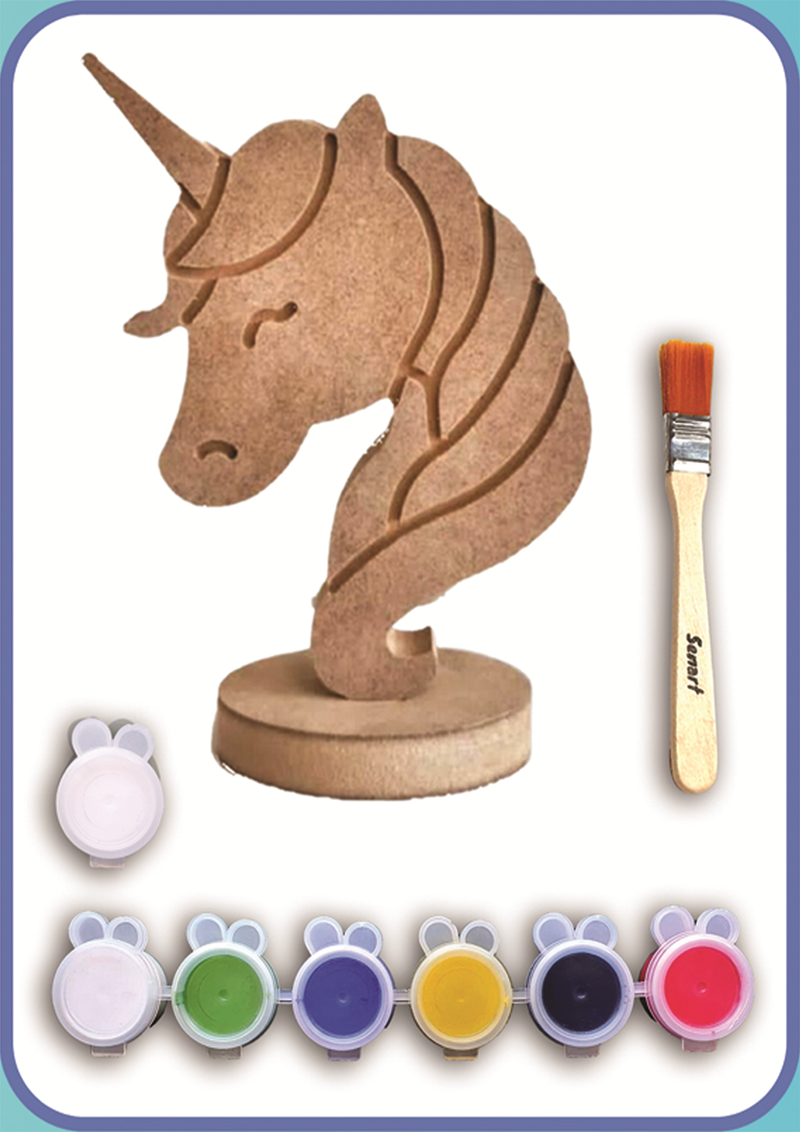SENART AHŞAP BOYAMA SETİ AB - 005 UNİCORN