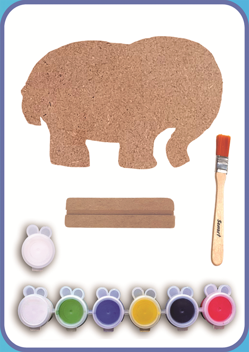 SENART AHŞAP BOYAMA SETİ AB - 008 FİL