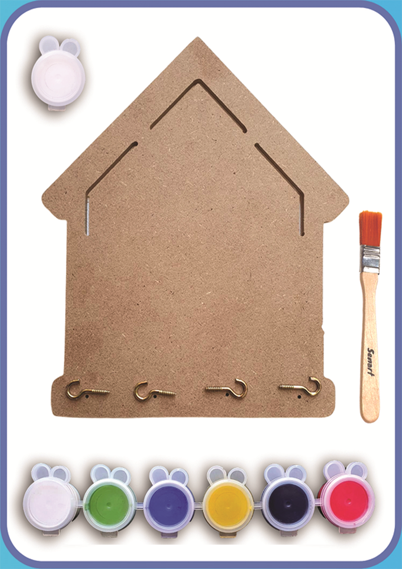 SENART AHŞAP BOYAMA SETİ AB - 009 EV ANAHTARLIK