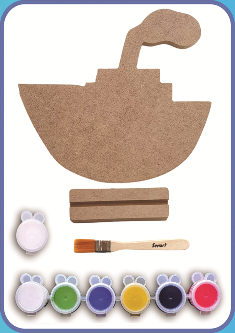 SENART AHŞAP BOYAMA SETİ AB - 010 GEMİ