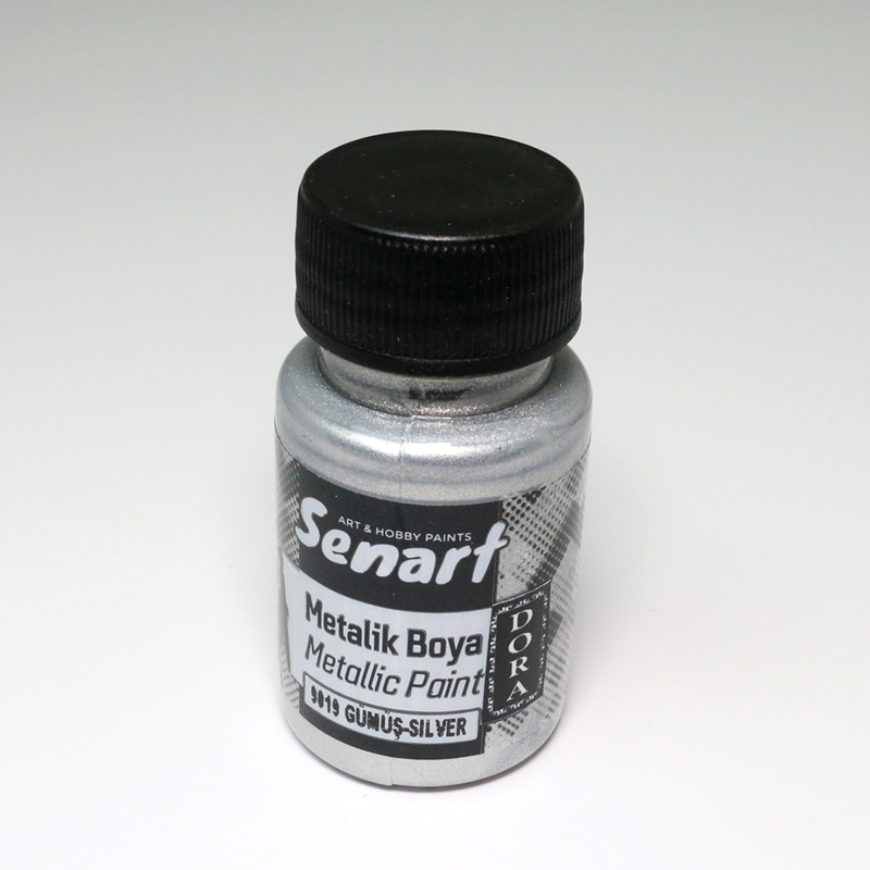 SENART DORA METALİK BOYA 9019 GÜMÜŞ-SILVER 50ML