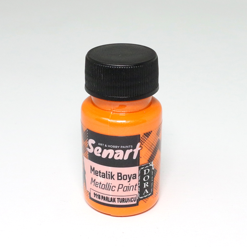 SENART DORA METALİK BOYA 9118 PARLAK TURUNCU 50ML