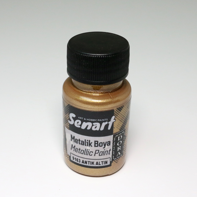 SENART DORA METALİK BOYA 9163 ANTİK ALTIN 50ML
