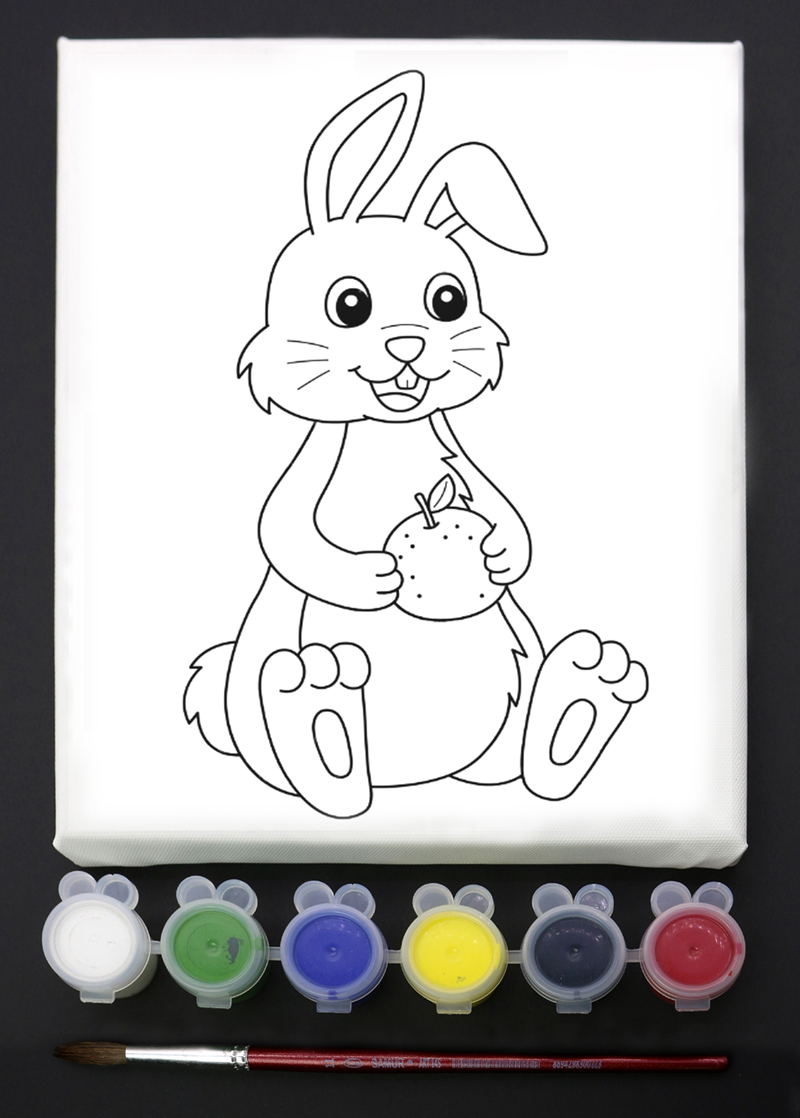 SENART DÜŞLE VE BOYA SETi DB-004 TAVŞAN