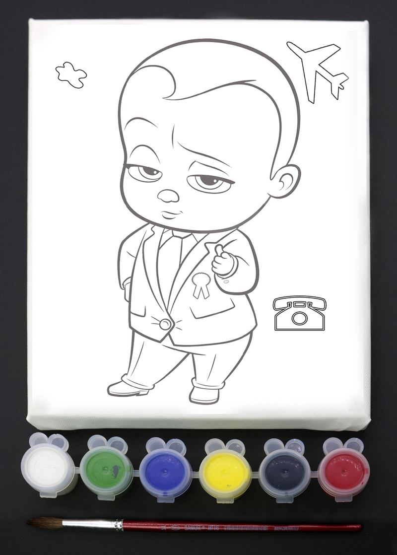 SENART DÜŞLE VE BOYA SETi DB-011 ZENGİN ÇOCUK