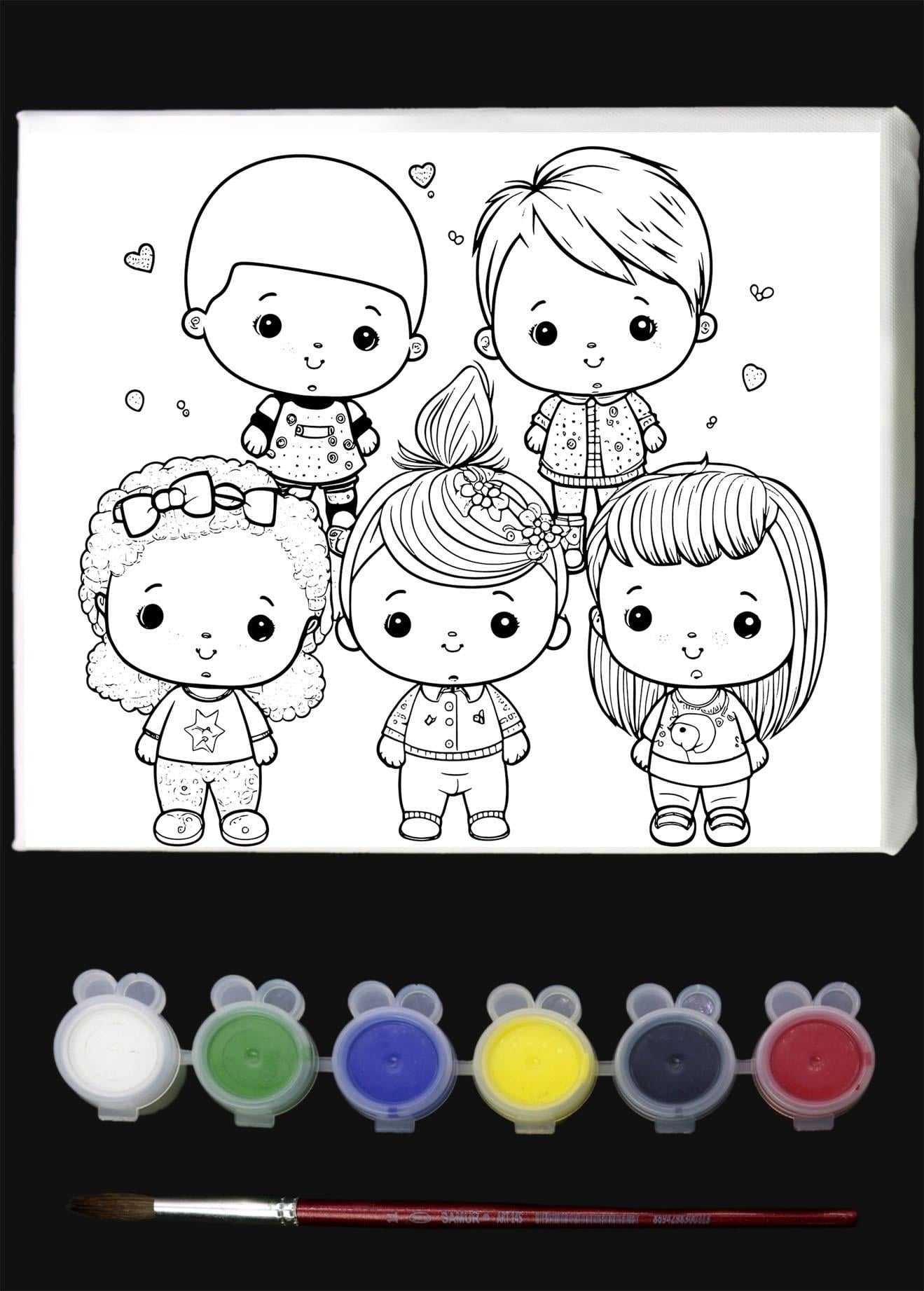 SENART DÜŞLE VE BOYA SETi DB-018 SÜP.ÇOCUKLAR