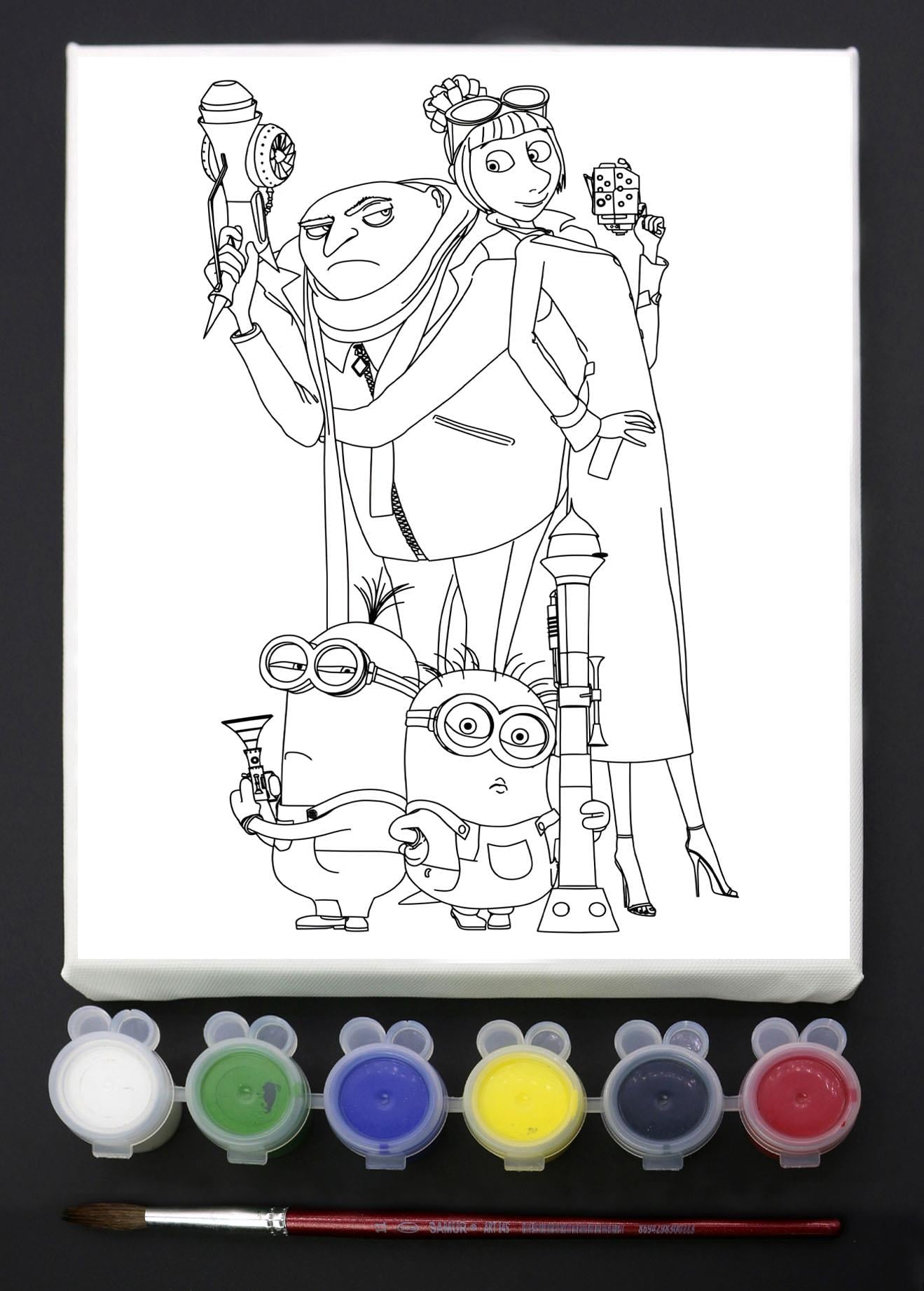 SENART DÜŞLE VE BOYA SETi DB-022 MİNYONLAR