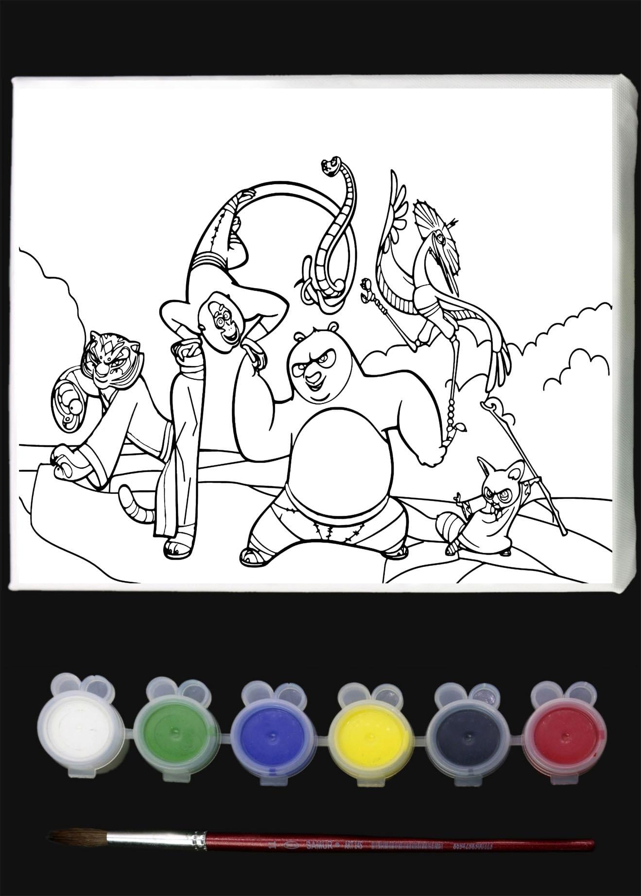 SENART DÜŞLE VE BOYA SETi DB-023 KUNFU PANDA