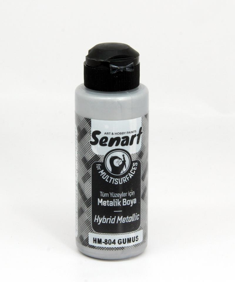 SENART METALİK MULTISURFACES HM-804 GÜMÜŞ 120ML