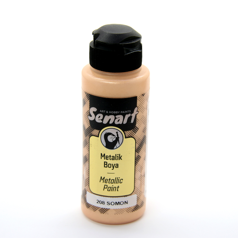 SENART METALİK SEDEFLİ BOYA 208 SOMON 120ML
