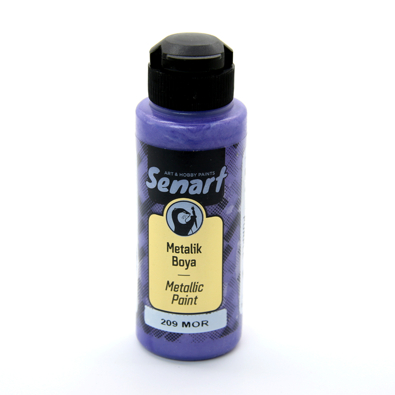 SENART METALİK SEDEFLİ BOYA 209 MOR 120ML