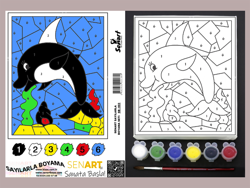 SENART SAYILARLA BOYAMA SETi SB- 003 YUNUS