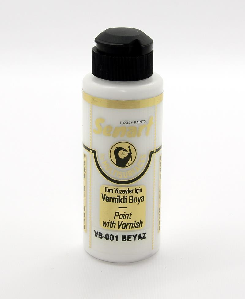 SENART VERNİKLİ BOYA VB-001 BEYAZ 120 ML