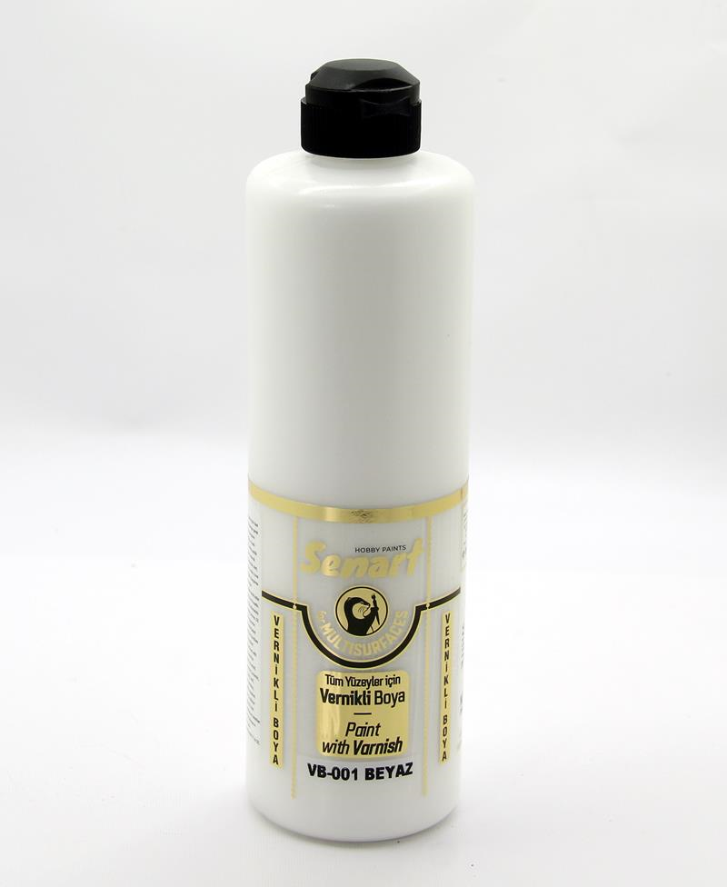 SENART VERNİKLİ BOYA VB-001 BEYAZ 500 ML