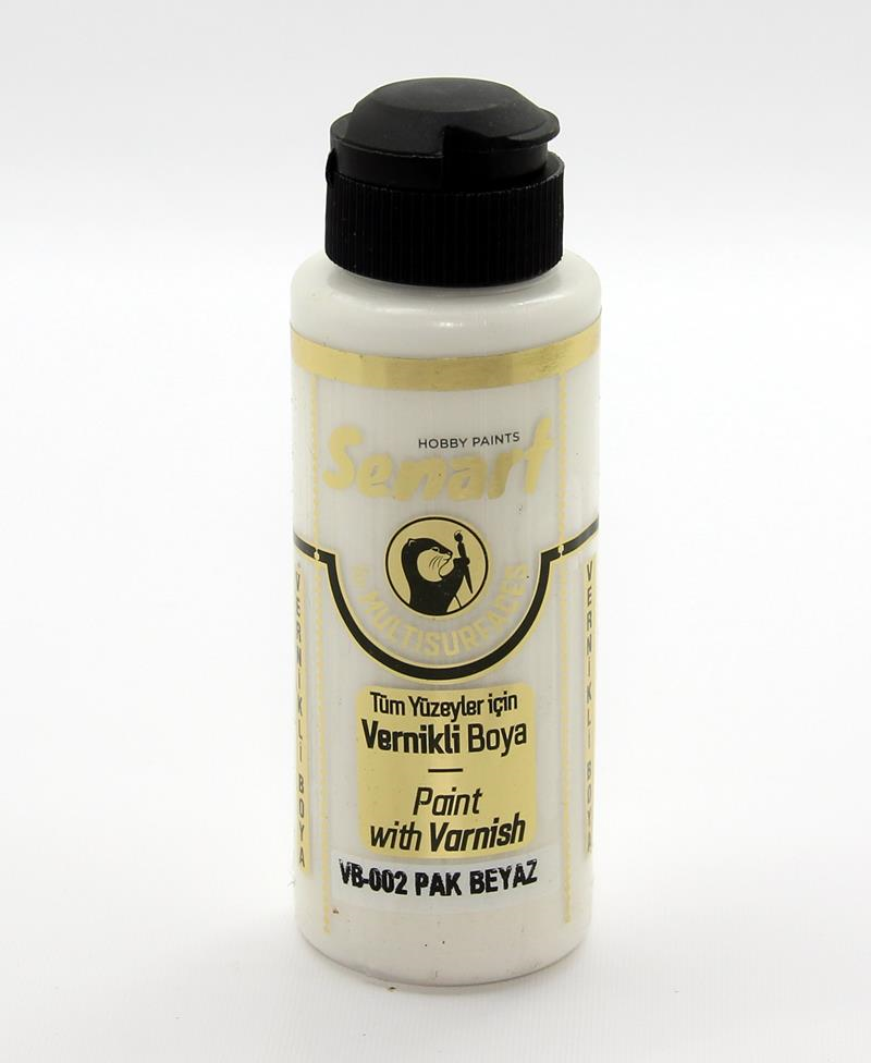 SENART VERNİKLİ BOYA VB-002 PAK BEYAZ 120 ML