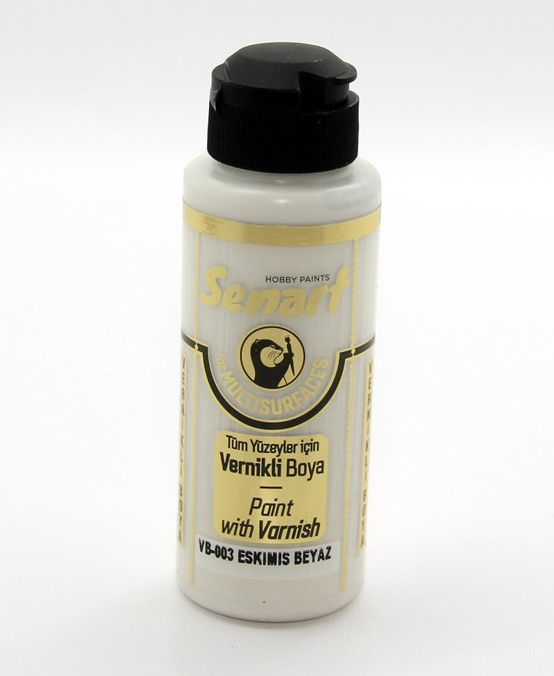 SENART VERNİKLİ BOYA VB-003 ESKİMİŞ BEYAZ 120 ML