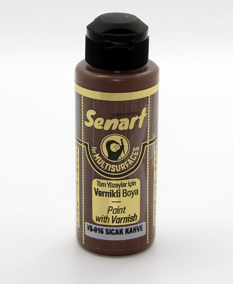 SENART VERNİKLİ BOYA VB-016 SICAK KAHVE 120 ML