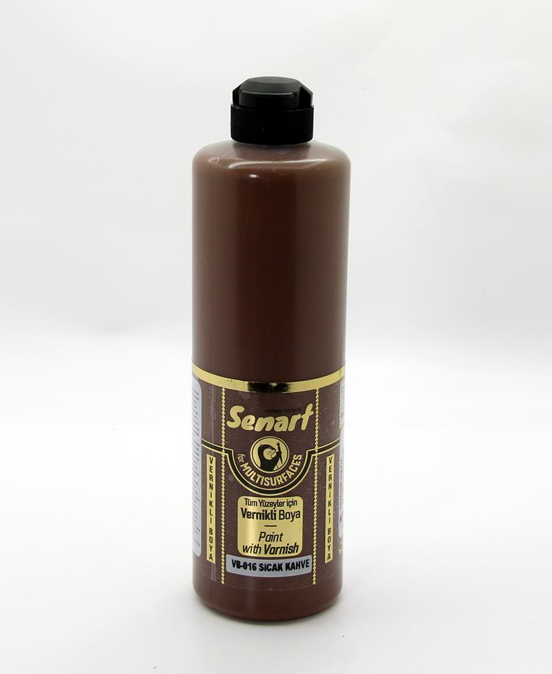 SENART VERNİKLİ BOYA VB-016 SICAK KAHVE 500 ML