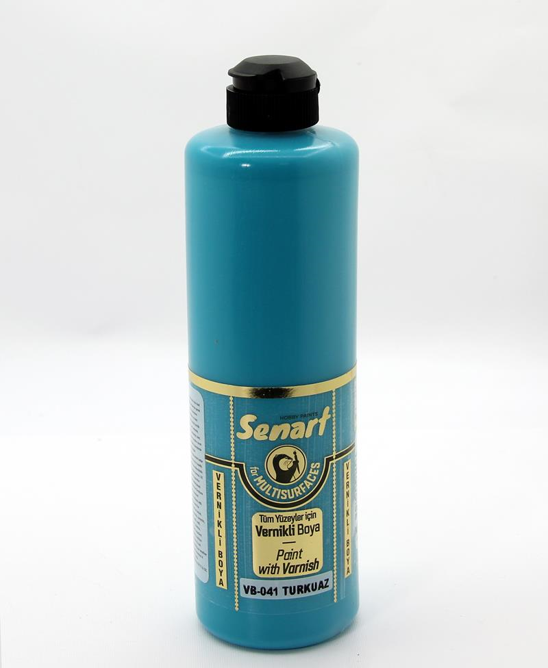SENART VERNİKLİ BOYA VB-041 TURKUAZ 500 ML
