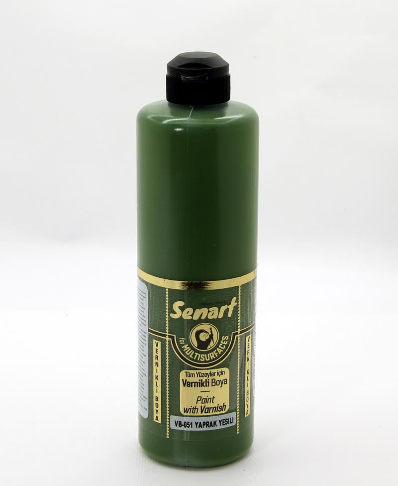 SENART VERNİKLİ BOYA VB-051 YAPRAK YEŞİLİ 500 ML