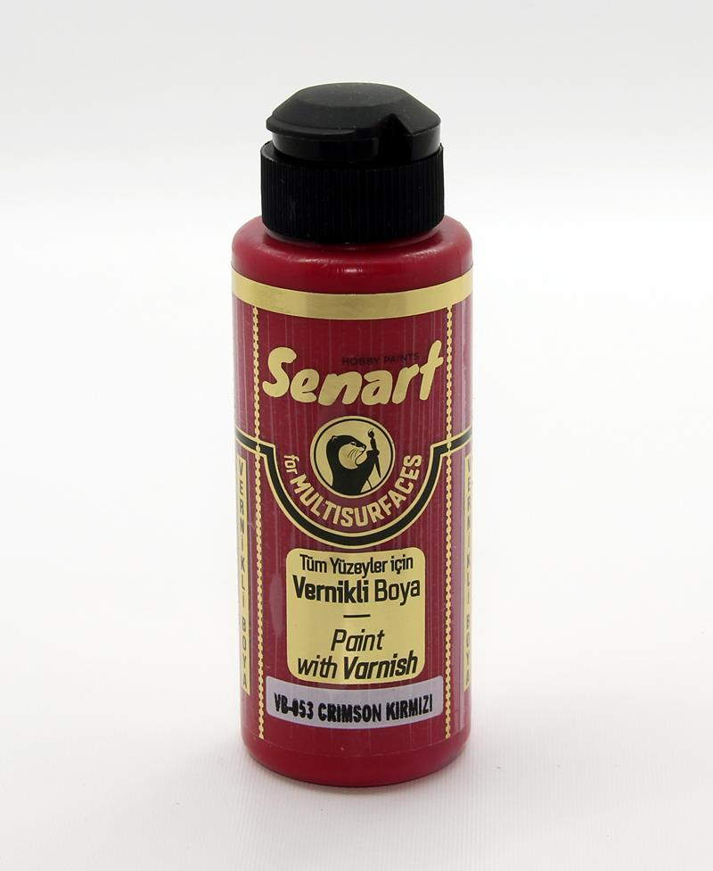 SENART VERNİKLİ BOYA VB-053 CRİMSON KIRMIZI 120 ML