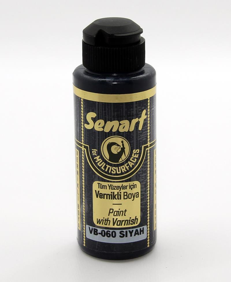 SENART VERNİKLİ BOYA VB-060 SİYAH 120 ML