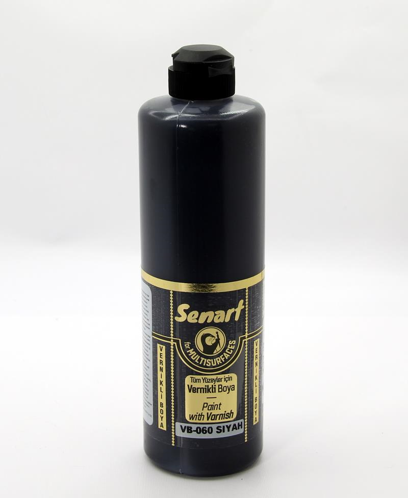SENART VERNİKLİ BOYA VB-060 SİYAH 500 ML