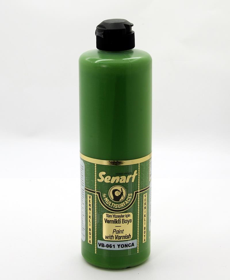 SENART VERNİKLİ BOYA VB-061 YONCA YEŞİLİ 500 ML