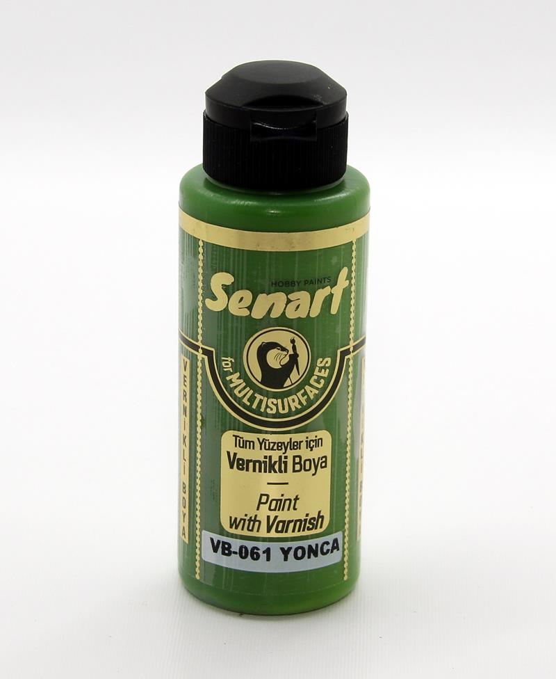 SENART VERNİKLİ BOYA VB-061 YONCA YEŞİLİ 120 ML