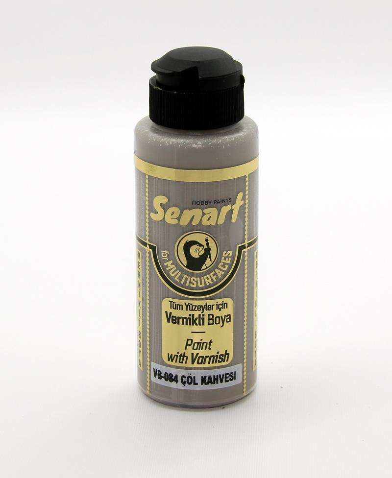 SENART VERNİKLİ BOYA VB-084 ÇÖL KAHVESİ 120 ML