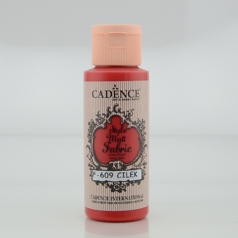 STYLE MATT KUMAŞ BOYA F-609 ÇİLEK 59ML