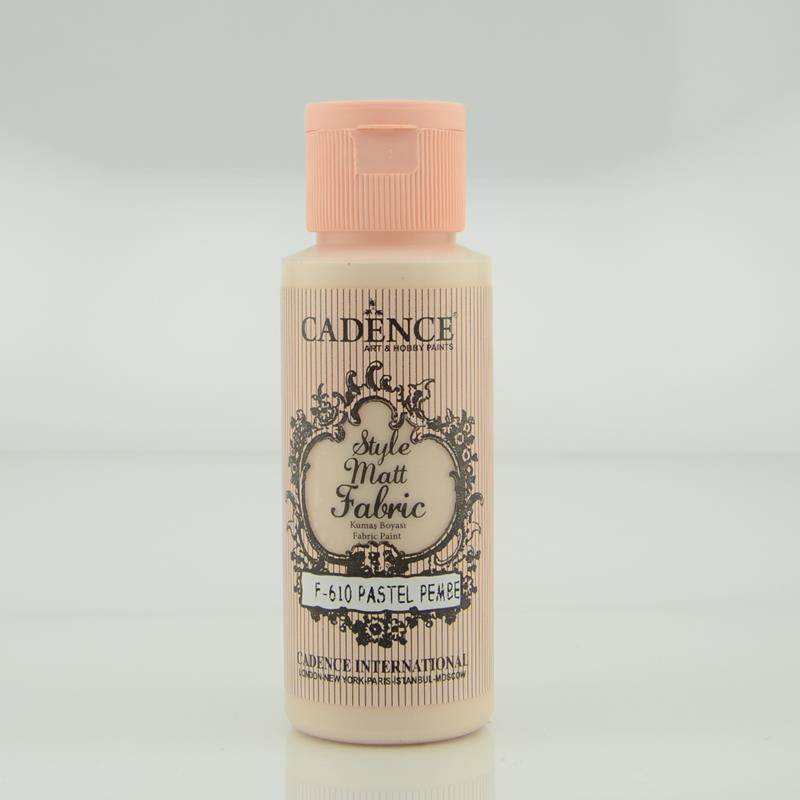 STYLE MATT KUMAŞ BOYA F-610 PASTEL PEMBE 59ML